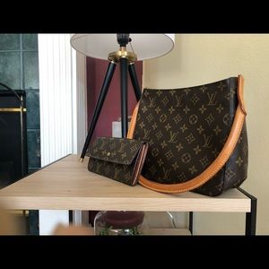 Louis Vuitton Looping MM bag & Sarah long wallet